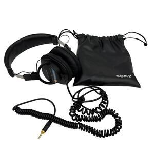 Sony MDR-7506 Professional Studio Monitor Headphones w/ Bag – Tested, Bad Pads